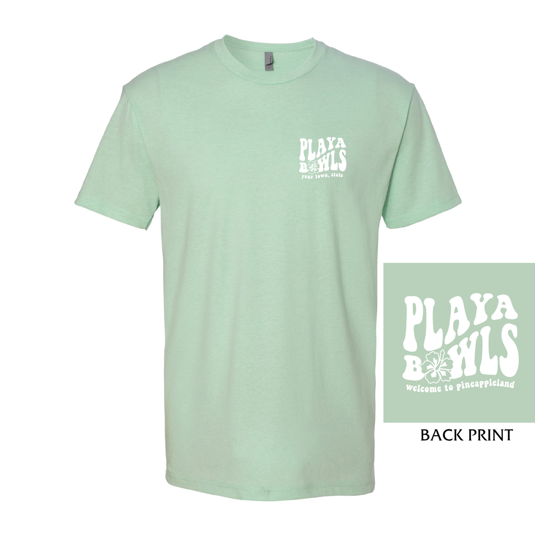 Hibiscus Name Drop Tee - Custom for Your Location!